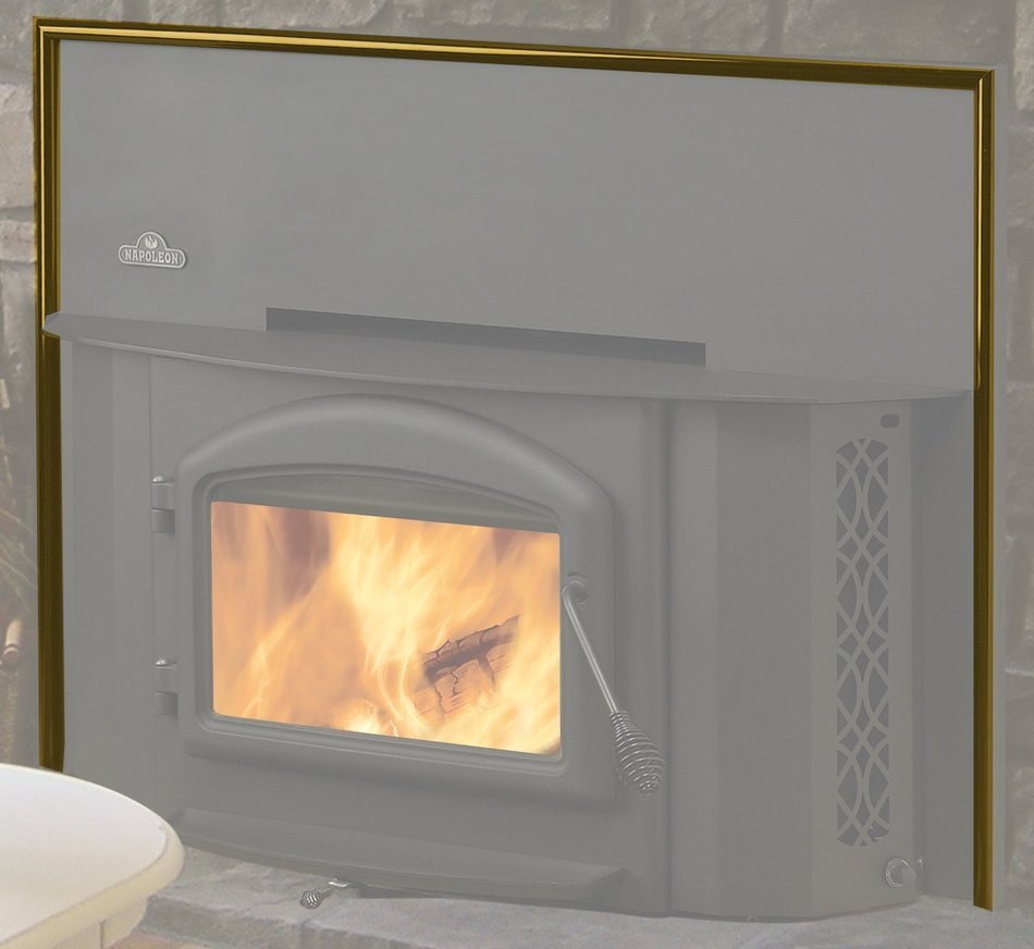 Flashing Surround Trim for Wood Stove Fireplace Screen Inserts