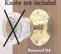 Lot of Three (3) Retor-Fit Rosette Kits. A very affordable way to install Antique Door Knobs for modern pre-drilled...
