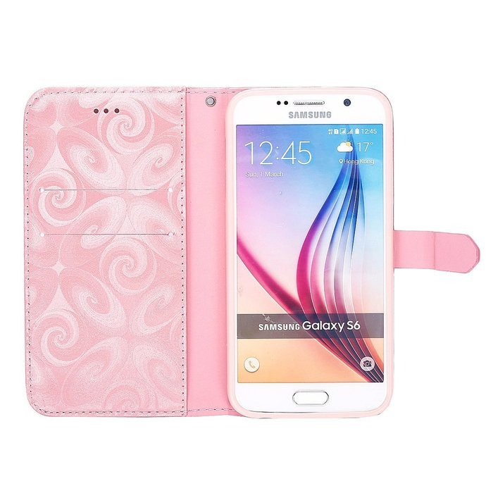 Galaxy S6 Case,Galaxy S6 Wallet Case, PHEZEN Bling Liquid Glitter Love Heart Floating 3D Hourglasses Luxury Pu...