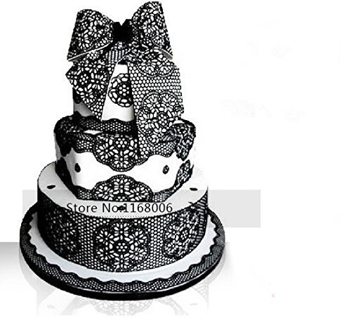 39.5cm*13.3cm Large Size Baking Mats Silicone Lace Mold Fondant Tools Cake Decorating Tools Cake Mold Bakeware... N3