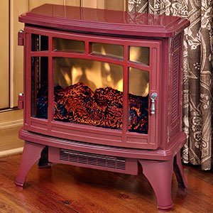 Duraflame 8511 Cranberry Infrared Electric Fireplace Stove with Remote Control - DFI-8511-03