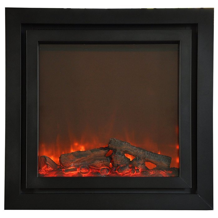 Yosemite Home Decor DF-EFP1240 Ares Double Surround Electric Fireplace Insert with Faux Wood Logs