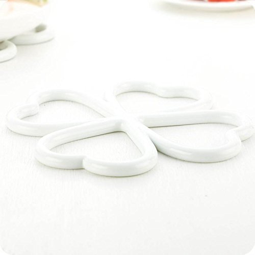 JIEPING Beautiful Plum Blossom Shape Style Insulation Mat Green N4