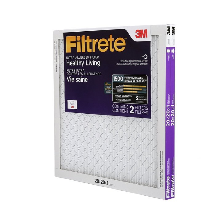 Filtrete Healthy Living Ultra Allergen Reduction Filter, MPR 1500, 14 x 30 x 1-Inches, 6-Pack N3