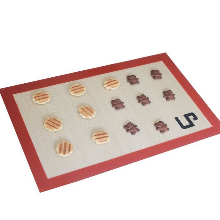 LP Placemats Silicone Baking Mat Set , Non Stick Silicon Liner for Bake Pans & Rolling Pastry，Cookie，Bun，Bread... N5