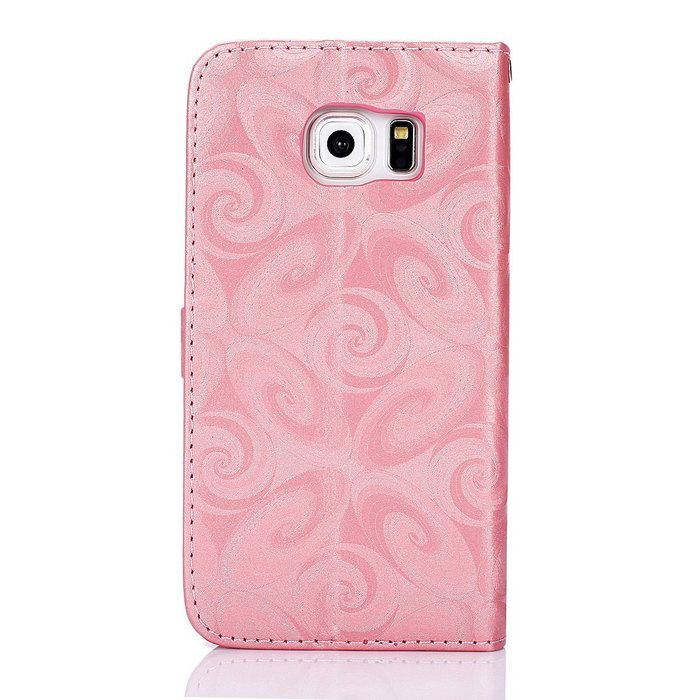 Galaxy S6 Case,Galaxy S6 Wallet Case, PHEZEN Bling Liquid Glitter Love Heart Floating 3D Hourglasses Luxury Pu... N10