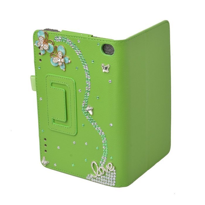 Spritech(TM) Luxury Bling Rhinestone Design Elegant Flower Decor Smart-shell Stand Cover for Amazon Kindle Fire... N5
