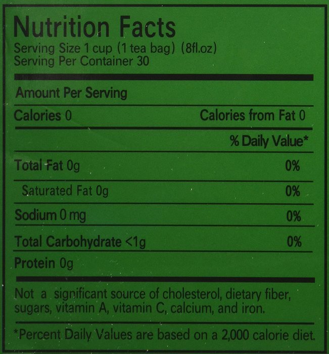 Uncle Lee's China Green Dieters Tea Caffeine Free - 30 Tea Bags 2.12 oz