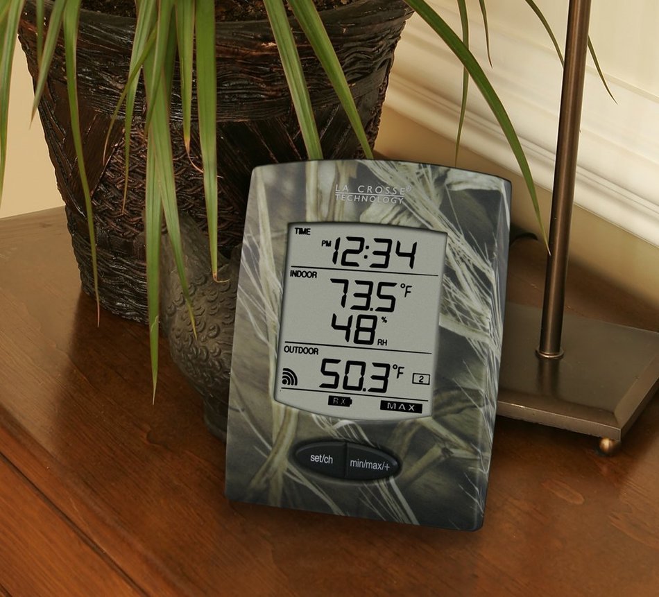 La Crosse Technology Wireless Thermometer with Camo Design