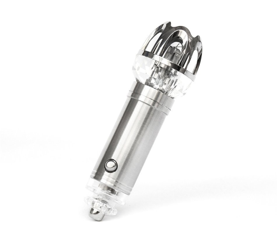 HPPFORTRS Car Air Purifier Odor Removal Sterilizer Refreshing Auto Accessories Mini Negative Ion Purifier (silver... N5