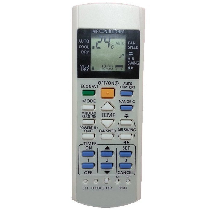 Generic Replacement Air Conditioner Remote Control for Panasonic A75c2998