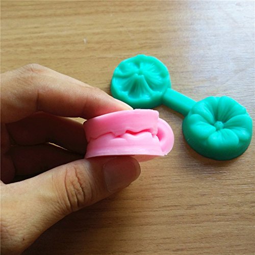 "3D Cherry Shaped Silicone DIY Cake Mold Fondant Flowers Decorating Tool" shopping N3