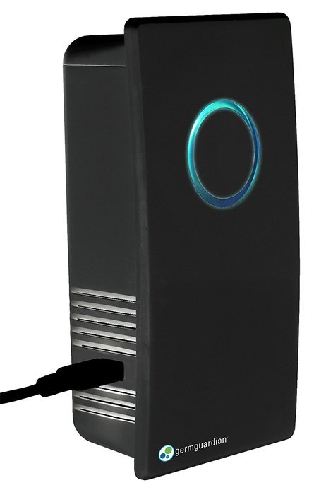 GermGuardian GG1100W Elite Pluggable UV Sanitizer and Odor Reducer, Crystal White N6