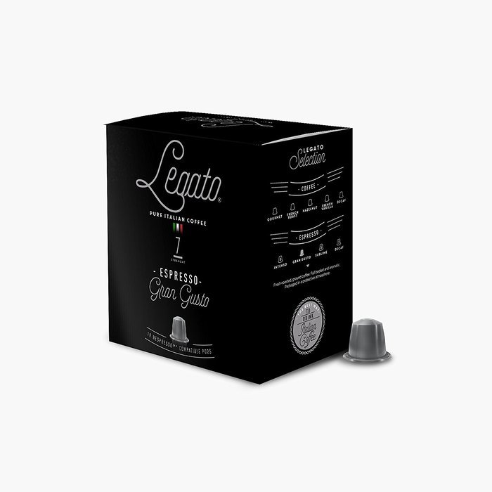 Legato Espresso Capsules - Nespresso Compatible (Decaf) N3
