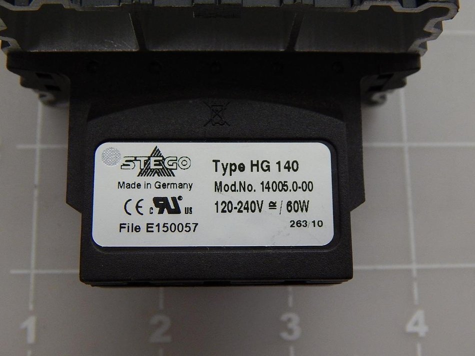 STEGO 14005.0-00 SEMICONDUCTOR HEATER, ALUMINIUM, 60W, 240V