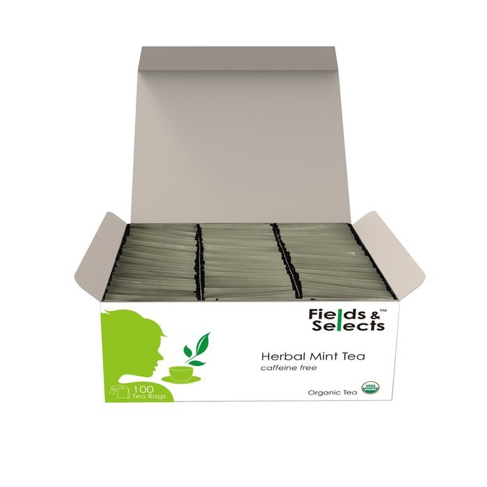 Fields & Selects Earl Grey Organic Tea Bags 100 Count N16
