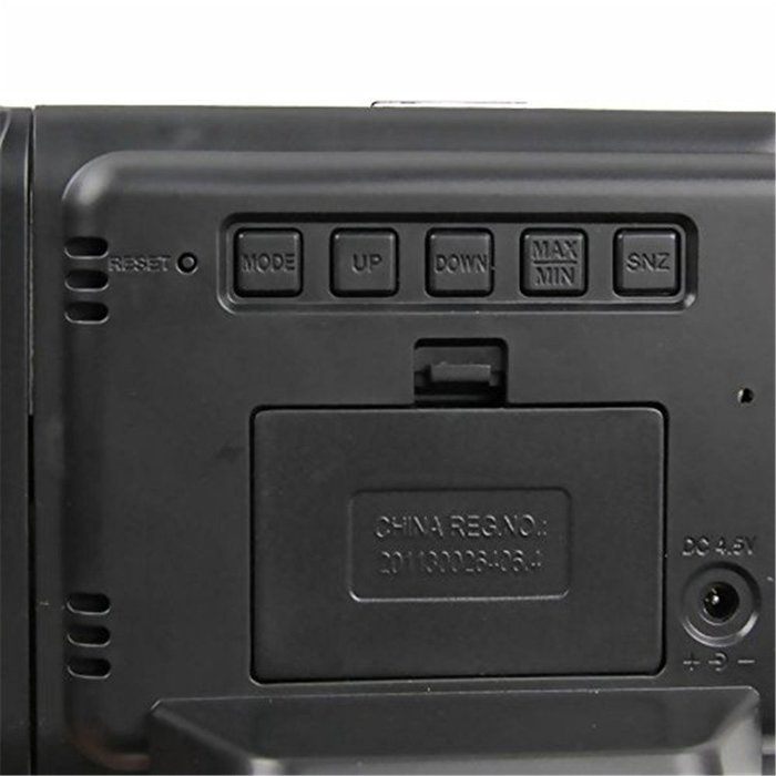SYS Hot Projection Weather LCD Digital Alarm Clock, Backlight LED Color Display Projector Snooze Alarm Hours Clocks N7
