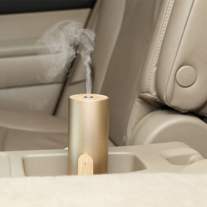 GerTong Car Charger Essential Oil Diffuser, 50ml Mini Ultrasonic Aroma Cool Mist Humidifier with USB Calbe and... N5