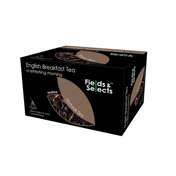 Fields & Selects Earl Grey Organic Tea Bags 100 Count N21