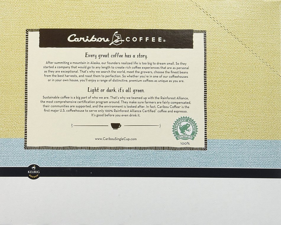 Caribou Coffee Caribou Blend, Keurig K-Cups, 72 Count N5
