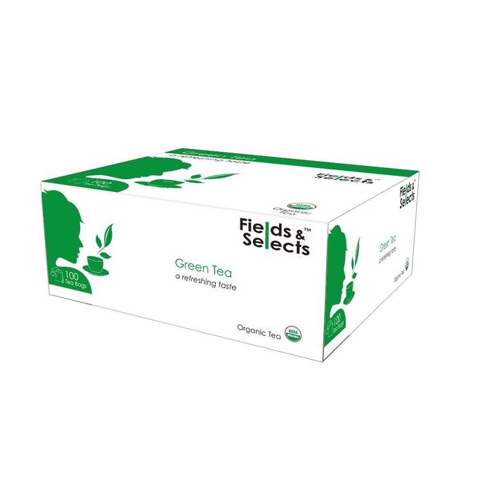 Fields & Selects Earl Grey Organic Tea Bags 100 Count N27