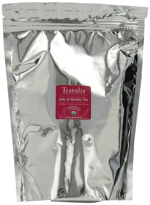Teatulia Organic Single Garden White Tea, 100-Count pyramid bags