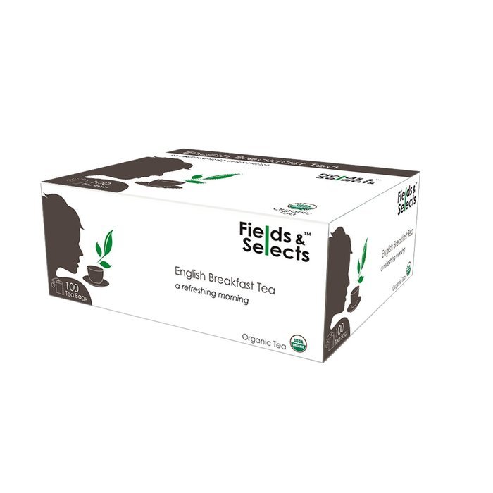 Fields & Selects Earl Grey Organic Tea Bags 100 Count N31