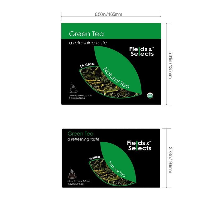 Fields & Selects Earl Grey Organic Tea Bags 100 Count N34