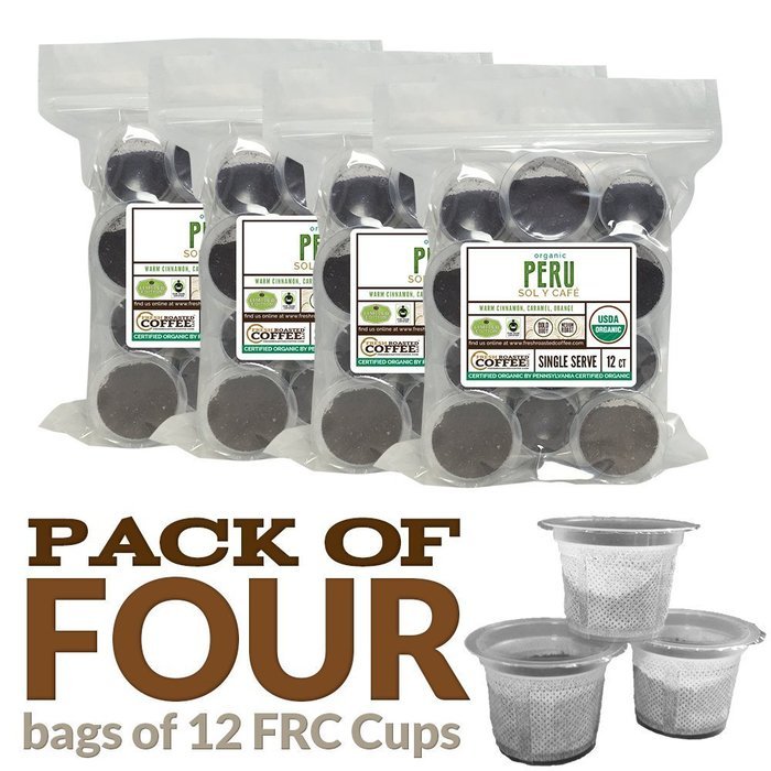 Peru Sol y Caf&eacute; Organic Fair Trade, Whole Bean, Fresh Roasted Coffee LLC. (2 lb.)