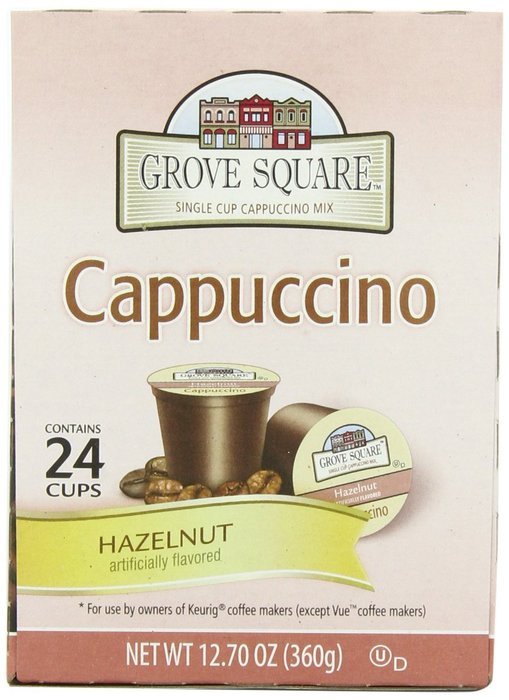 Grove Square Cappuccino, French Vanilla, 24 Count Single Serve Cups N17
