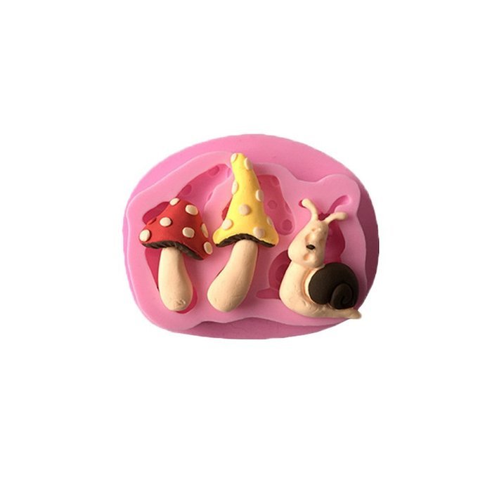 JLHua 3-PCS 3D Elf House Door Silicone Fondant Set DIY Mould Cake Decorating Set N5