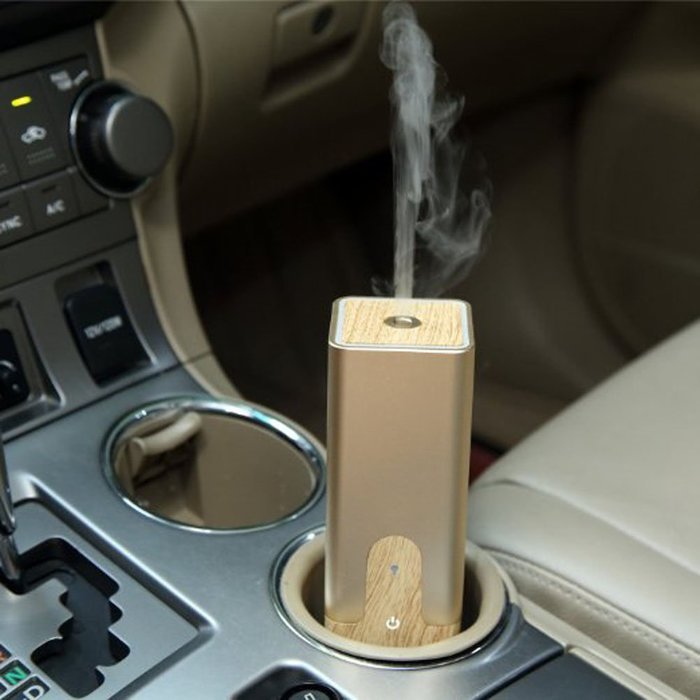 GerTong Car Charger Essential Oil Diffuser, 50ml Mini Ultrasonic Aroma Cool Mist Humidifier with USB Calbe and... N6