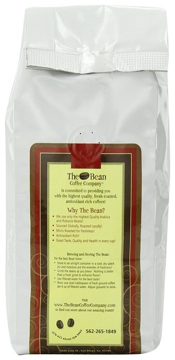 The Bean Coffee Company Holiday Bean (Vanilla Cinnamon Spice), Organic Ground, 16-Ounce Bags (Pack of 2)
