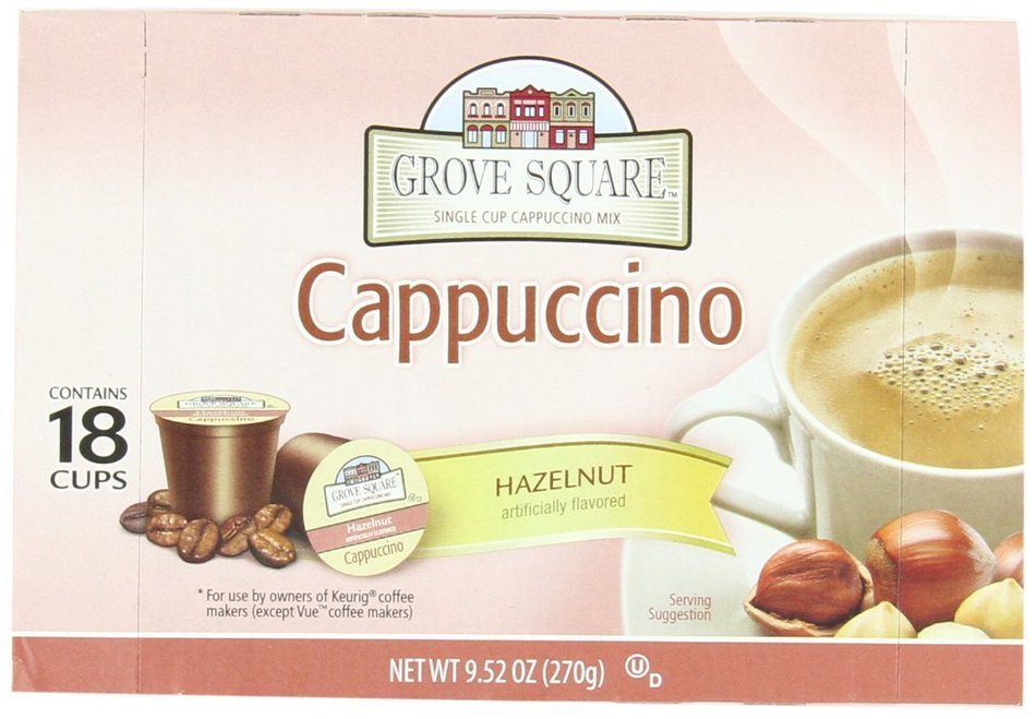 Grove Square Cappuccino, French Vanilla, 24 Count Single Serve Cups N29