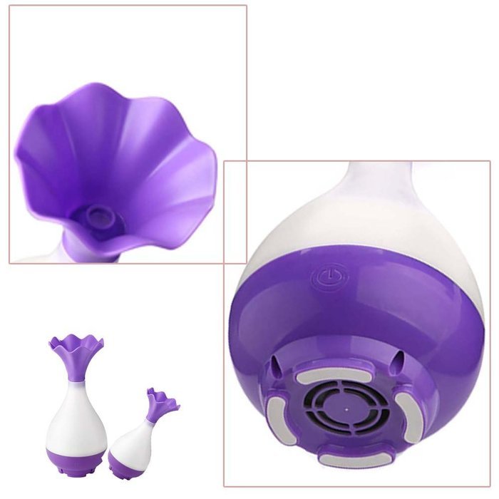 Calunce Cool Air Humidifier, Lightweight Night Lamp,Jade net bottle Shape, Quiet Ultrasonic USB Mist Aromatherapy...