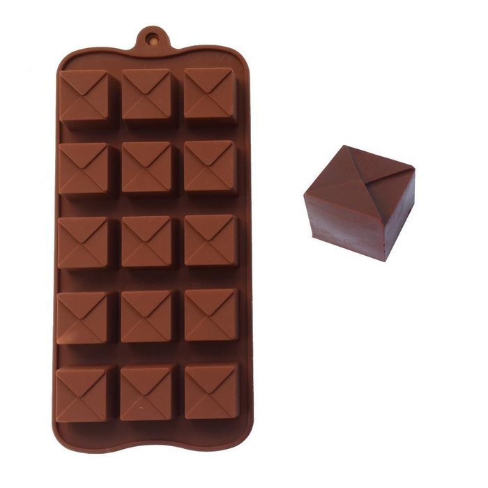Small Square Box Shape Chocolate Silicone Mold Baking Cake Decoration Mould N2