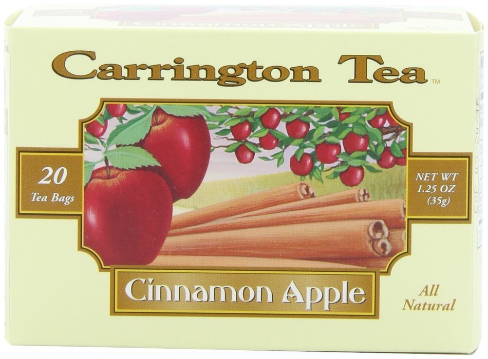 Carrington Tea, Cinnamon Apple, 20 Tea Bags (Pack of 6) N2