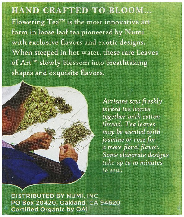 Numi Organic Tea Enchanted Blossoms Refill, Flowering Tea Variety Pack, 1.41 Ounce N5