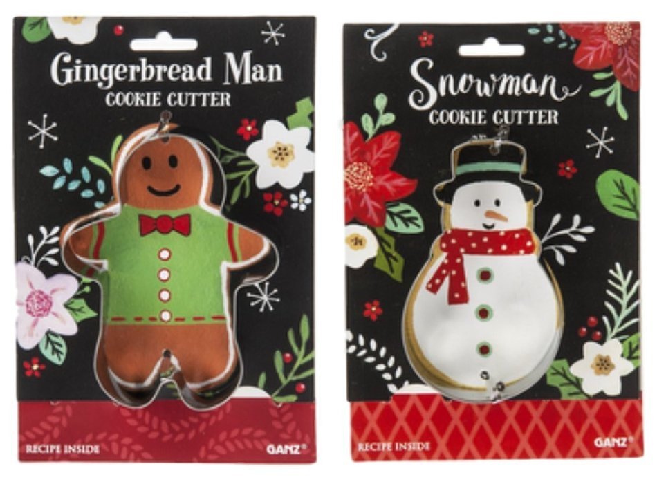 Festive Chiristams Cookie Baking Supplies Bundle (Be Merry) N9
