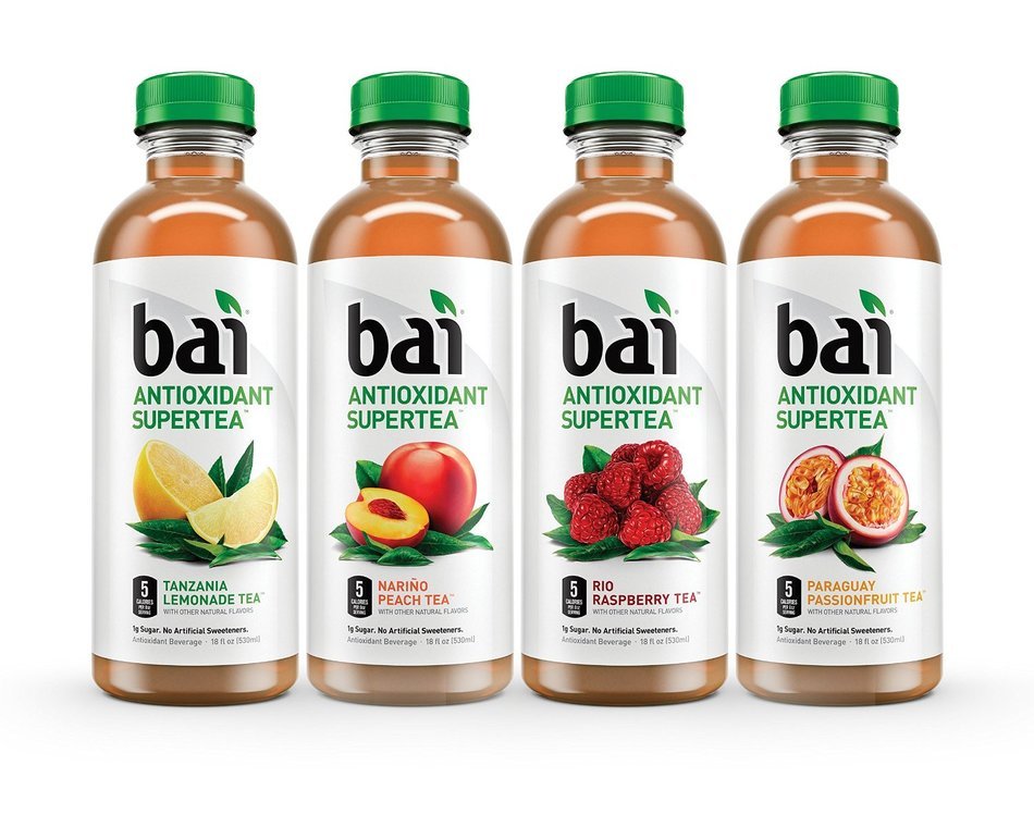 Bai Supertea Variety Pack, Antioxidant Infused Beverage, 18 Ounce (Pack of 12) N4