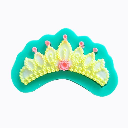MathildaBaking Collection - Princess Crown Headband Mold Decorations Silicone Mold Silicone Fondant Lace Molds... N2