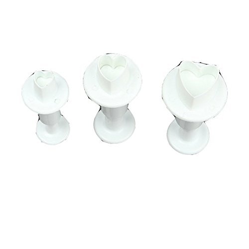 Cutter Plunger Cake Sugar Tool Love Heart 3 In 1 F, shopping N2
