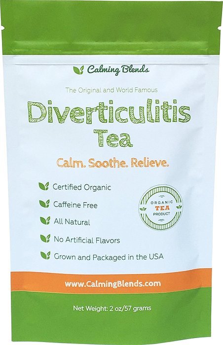 Diverticulitis and Diverticulosis Tea. All Organic and Caffeine Free. Locally grown and packaged in the US. N3