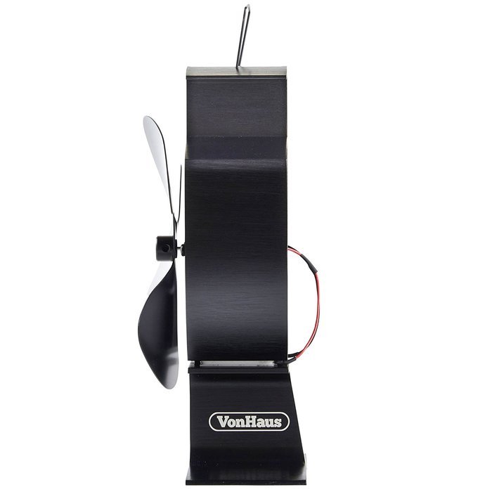 VonHaus Wood Stove Eco Fan - Heat Powered Ultra Quiet Triple Blade Fireplace Blower Fan for Efficient Heat Distribution... N4