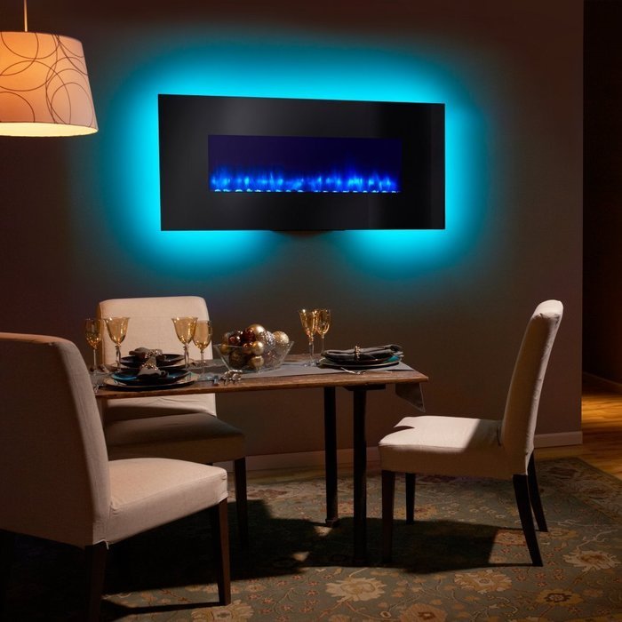 Simplifire 58'' Modern Linear Wall Mount Electric Fireplace