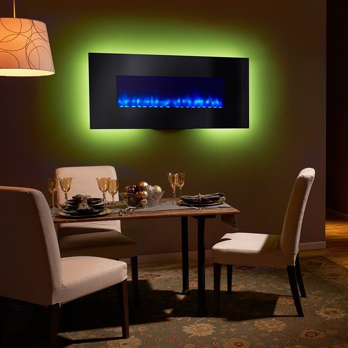 Simplifire 58'' Modern Linear Wall Mount Electric Fireplace N2