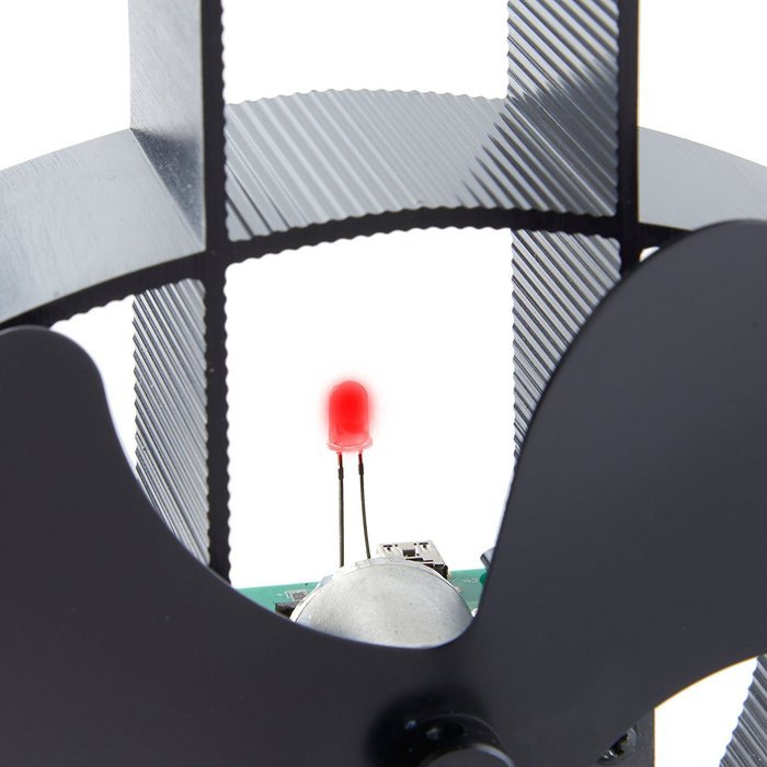 VonHaus Wood Stove Eco Fan - Heat Powered Ultra Quiet Triple Blade Fireplace Blower Fan for Efficient Heat Distribution... N7