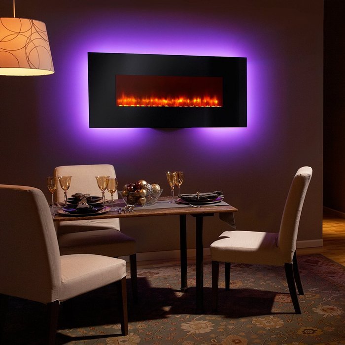 Simplifire 58'' Modern Linear Wall Mount Electric Fireplace N3