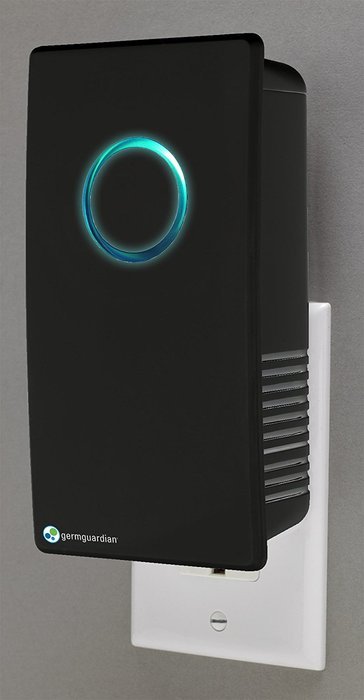 GermGuardian GG1100W Elite Pluggable UV Sanitizer and Odor Reducer, Crystal White N17