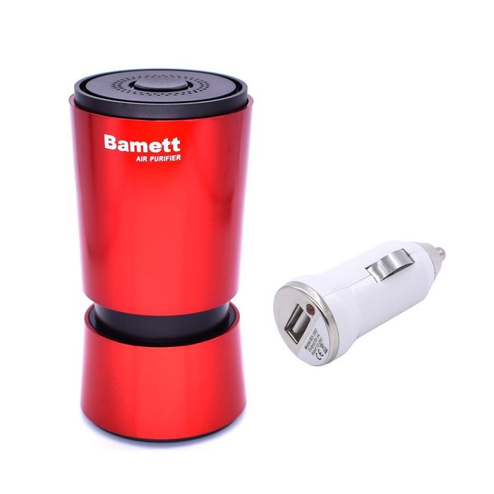 Bamett Car Air Purifier, Anion Air Purifier Car Purifier Oxygen Bar for Car, Air Cleaner, Remove Smoke, Bacteria... N7